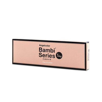 斑比彩色日拋隱形眼鏡-斑比牛奶糖 Milk Beige (10片裝)-福利品