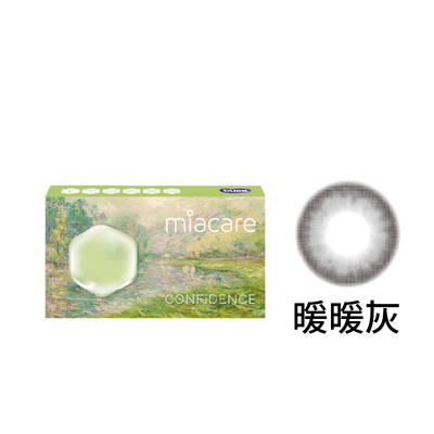 美若康綻美彩色月拋型矽水膠隱形眼鏡(暖暖灰/1片裝)