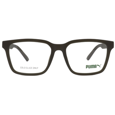PUMA | 極簡日常長方框眼鏡 |  磨砂黑