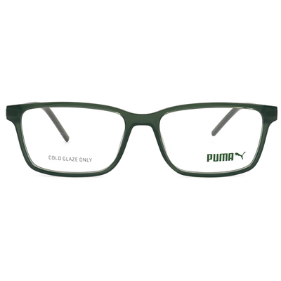 PUMA | 率性靈動長方框眼鏡 | 抹茶透綠