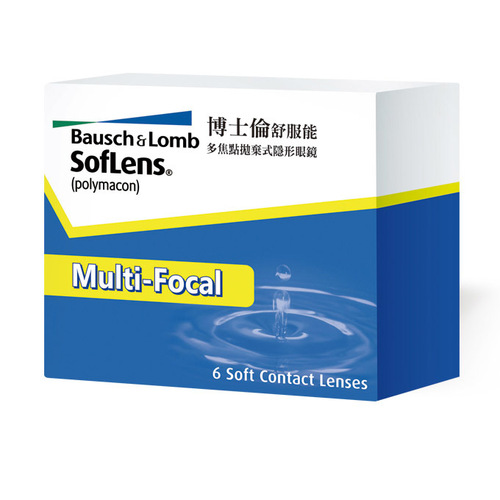 博士倫舒服能多焦點拋棄式隱形眼鏡 (6片裝)