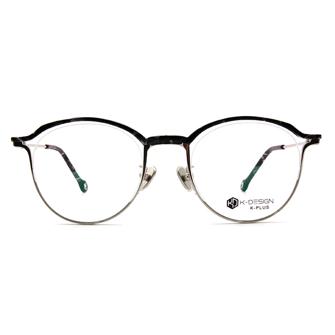 K-DESIGN K PLUS舒適彈力款眼鏡◆視覺風眼鏡貌style眉框眼鏡 紋墨黑