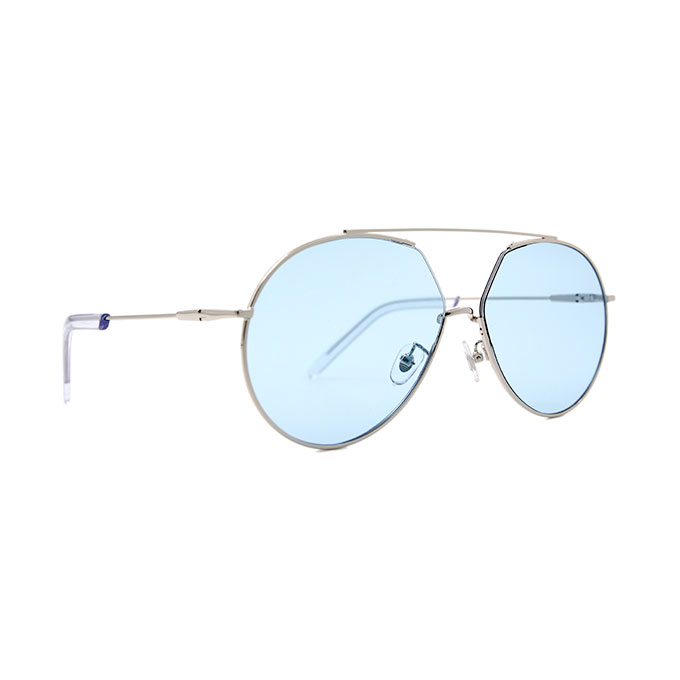 K-DESIGN19▼潮流主義飛行框墨鏡  道奇藍