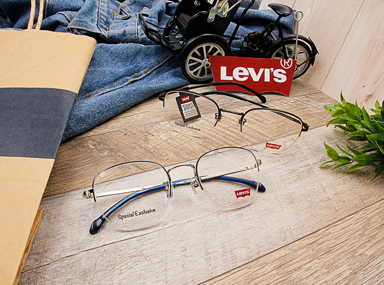 LEVI’S Special Exclusive-眉框眼鏡 璀璨尊貴黑