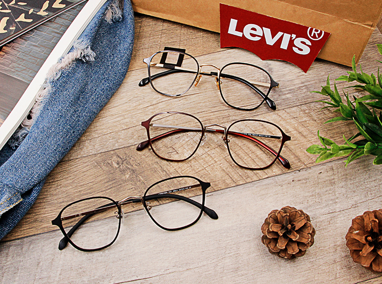 LEVI’S Special Exclusive-威靈頓框眼鏡 街頭鋼質黑