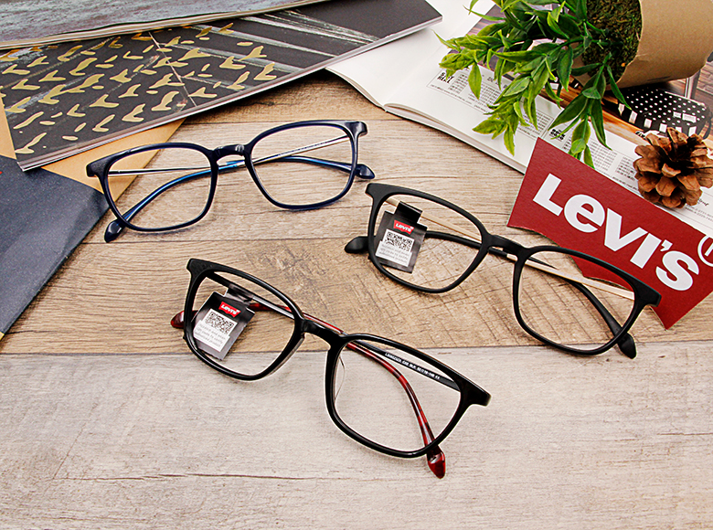 LEVI’S Special Exclusive-粗框眼鏡 精雕尼羅藍