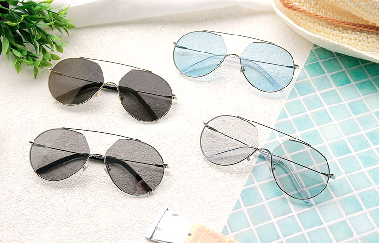 K-DESIGN19▼潮流主義飛行框墨鏡  道奇藍