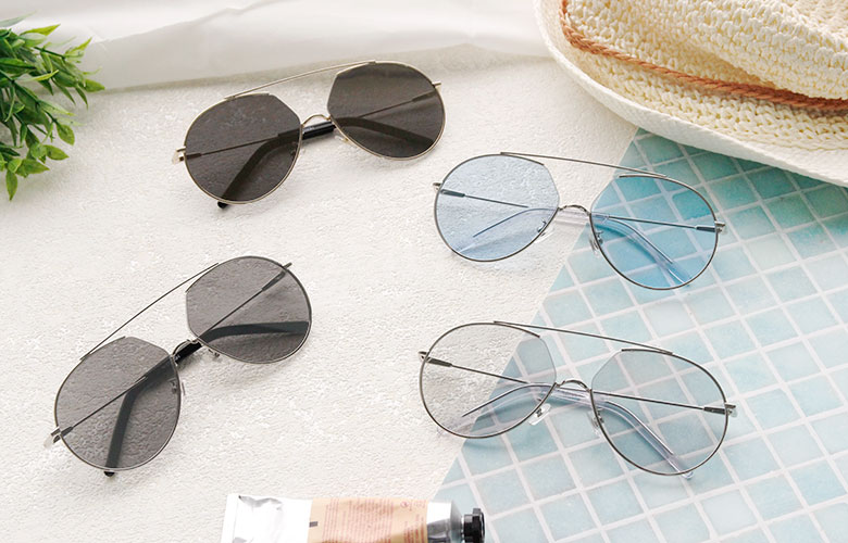 K-DESIGN19▼潮流主義飛行框墨鏡  道奇藍