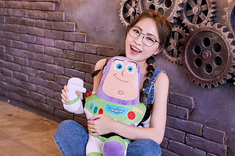 Toy Story × 巴斯光年眉框眼鏡 時光穿越 ◆ 箔金藍