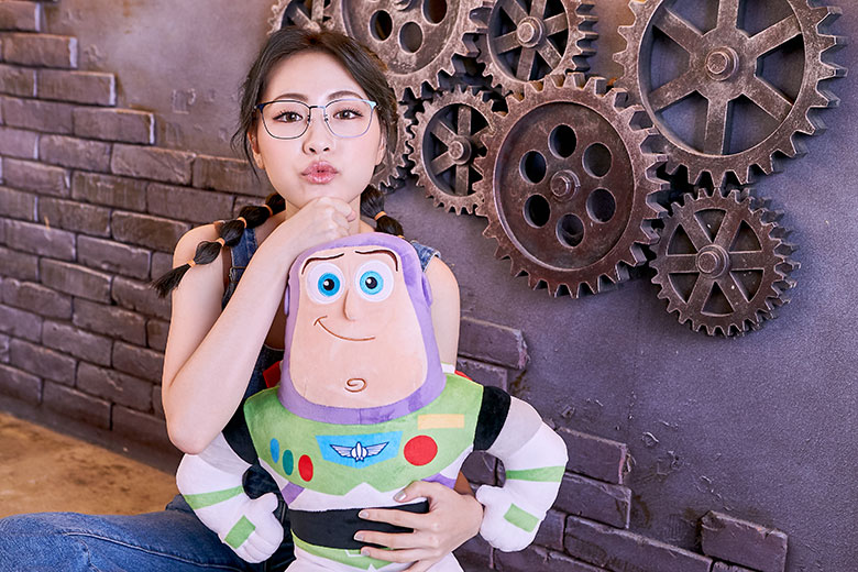 Toy Story × 巴斯光年眉框眼鏡 時光穿越 ◆ 箔金藍