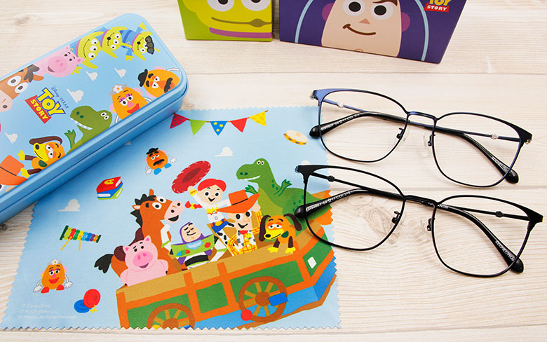 Toy Story × 巴斯光年眉框眼鏡 時光穿越 ◆ 箔金藍