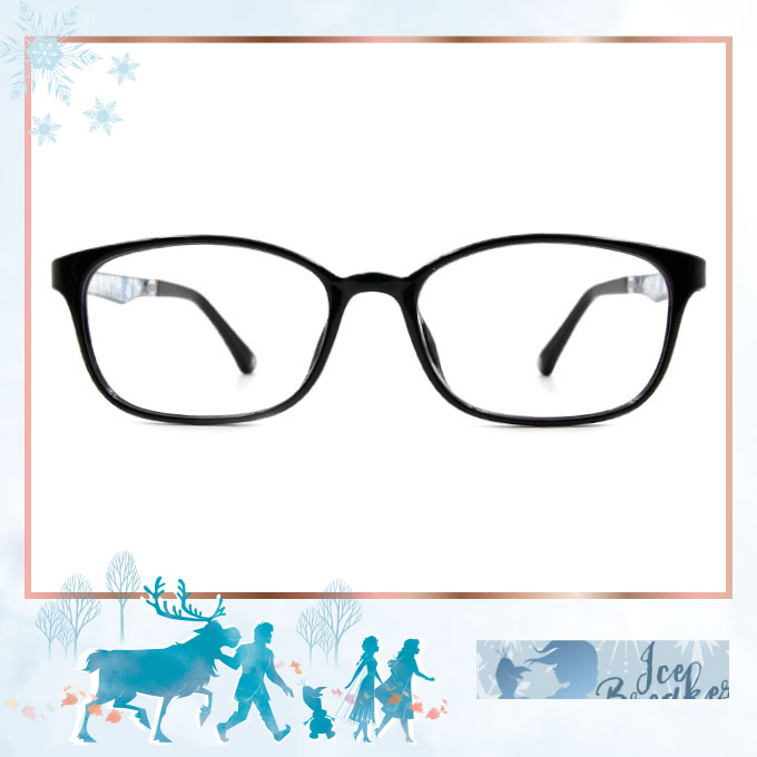 Frozen Ⅱ ★魔法森林探險去 粗方框眼鏡▼星空黑