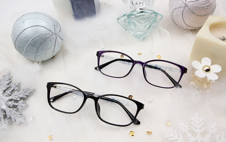 Frozen Ⅱ ★魔法森林探險去 粗方框眼鏡▼星空黑