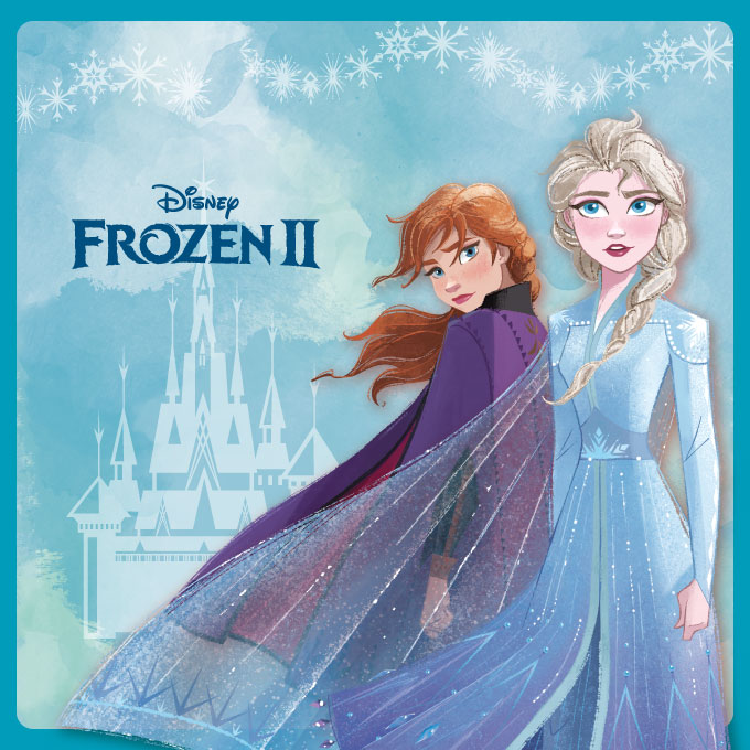 Frozen Ⅱ ★帥氣女王代表ELSA 椭圓框眼鏡▼薔薇紅