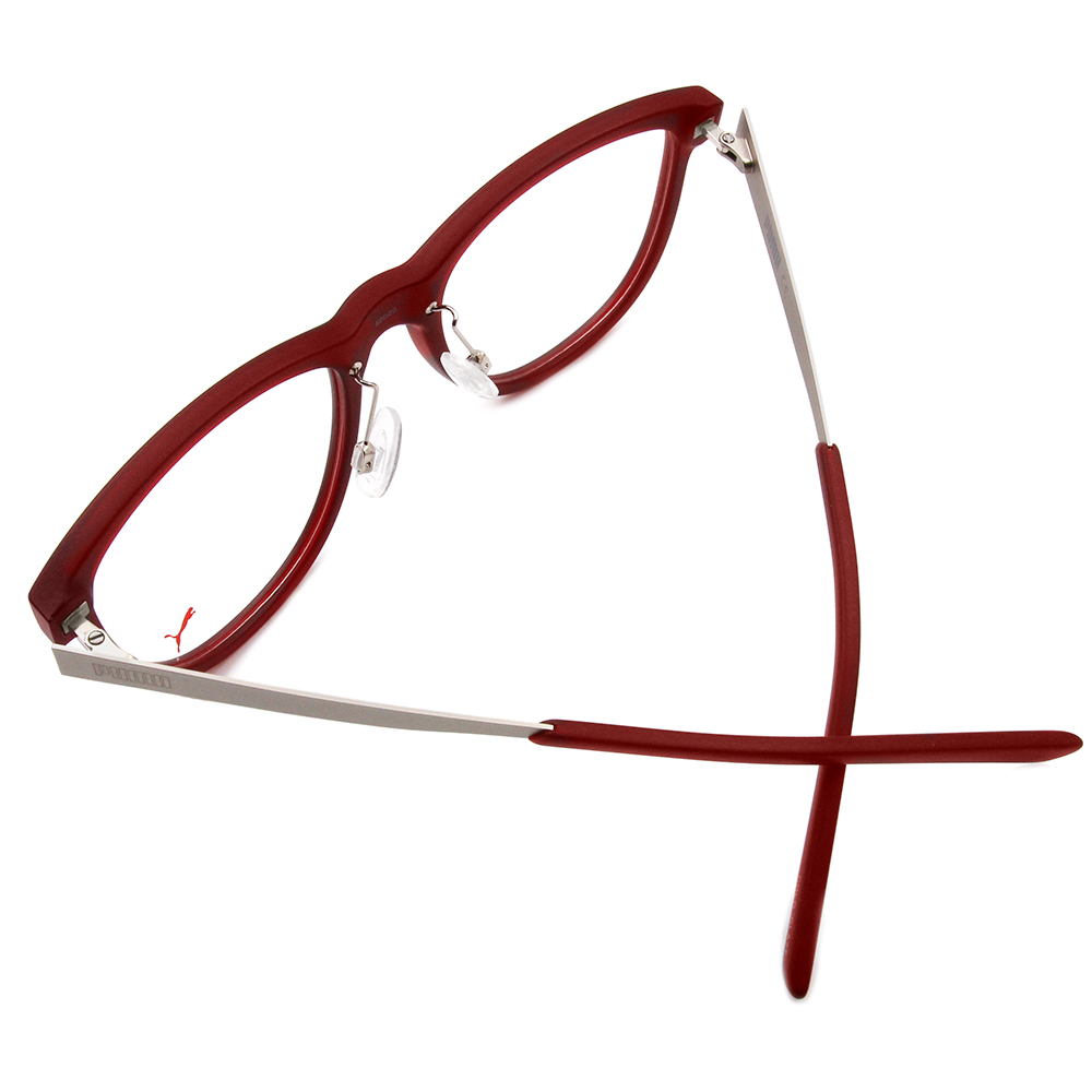 PUMA l 霸氣時尚  波士頓框眼鏡 l 大方紅