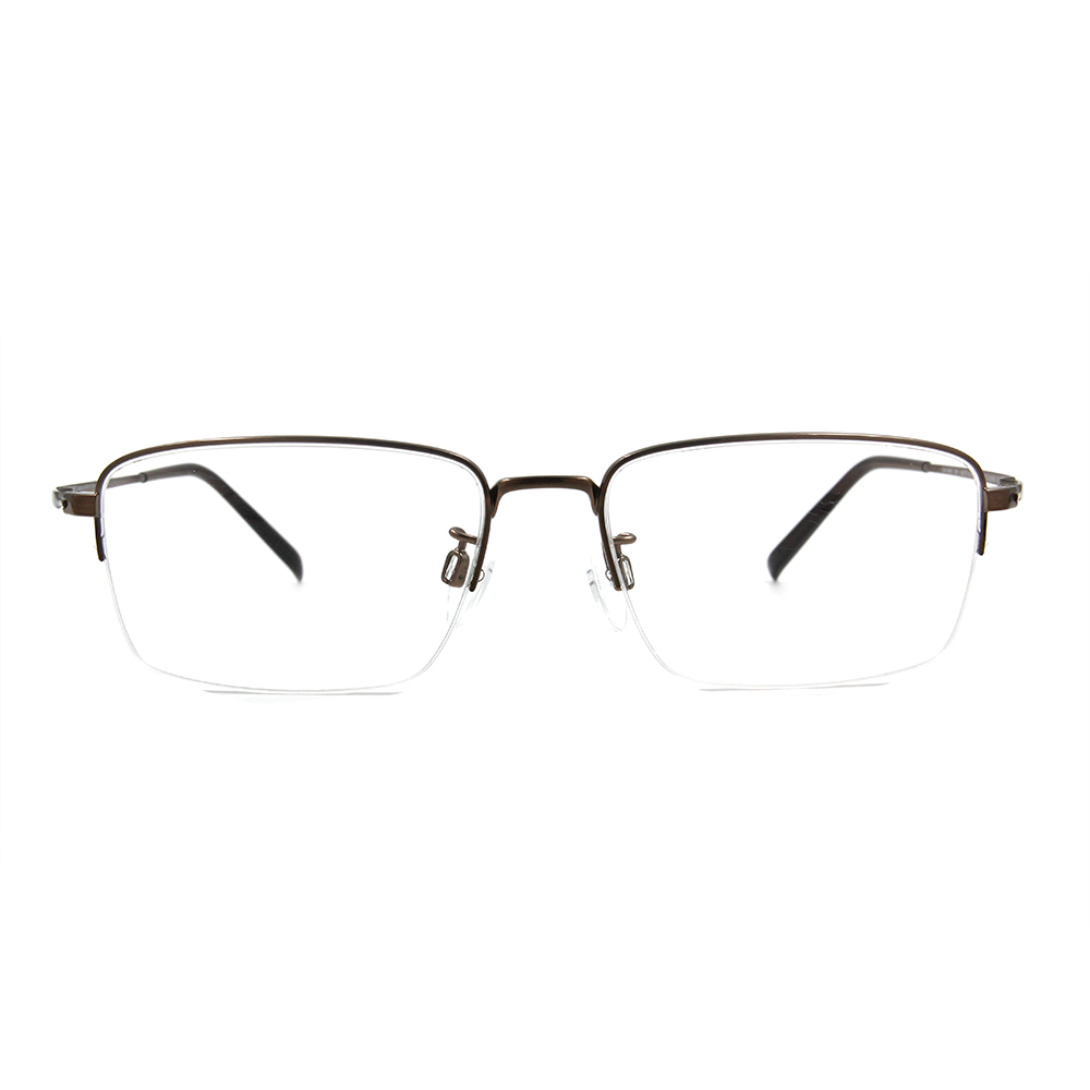 CHARMANT  透視曲線方型眉框眼鏡 ▏古銅金