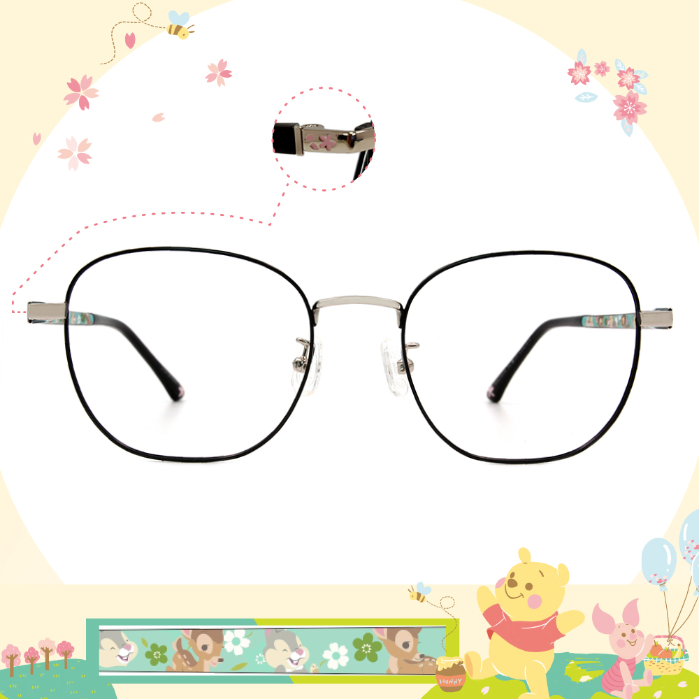 Disney花現春天│斑比桑普的森林 方框眼鏡✿書生黑