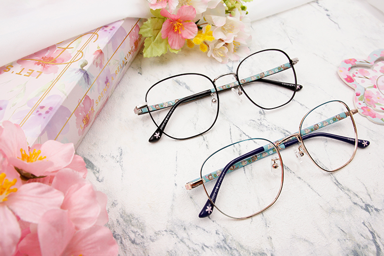 Disney花現春天│斑比桑普的森林 方框眼鏡✿書生黑