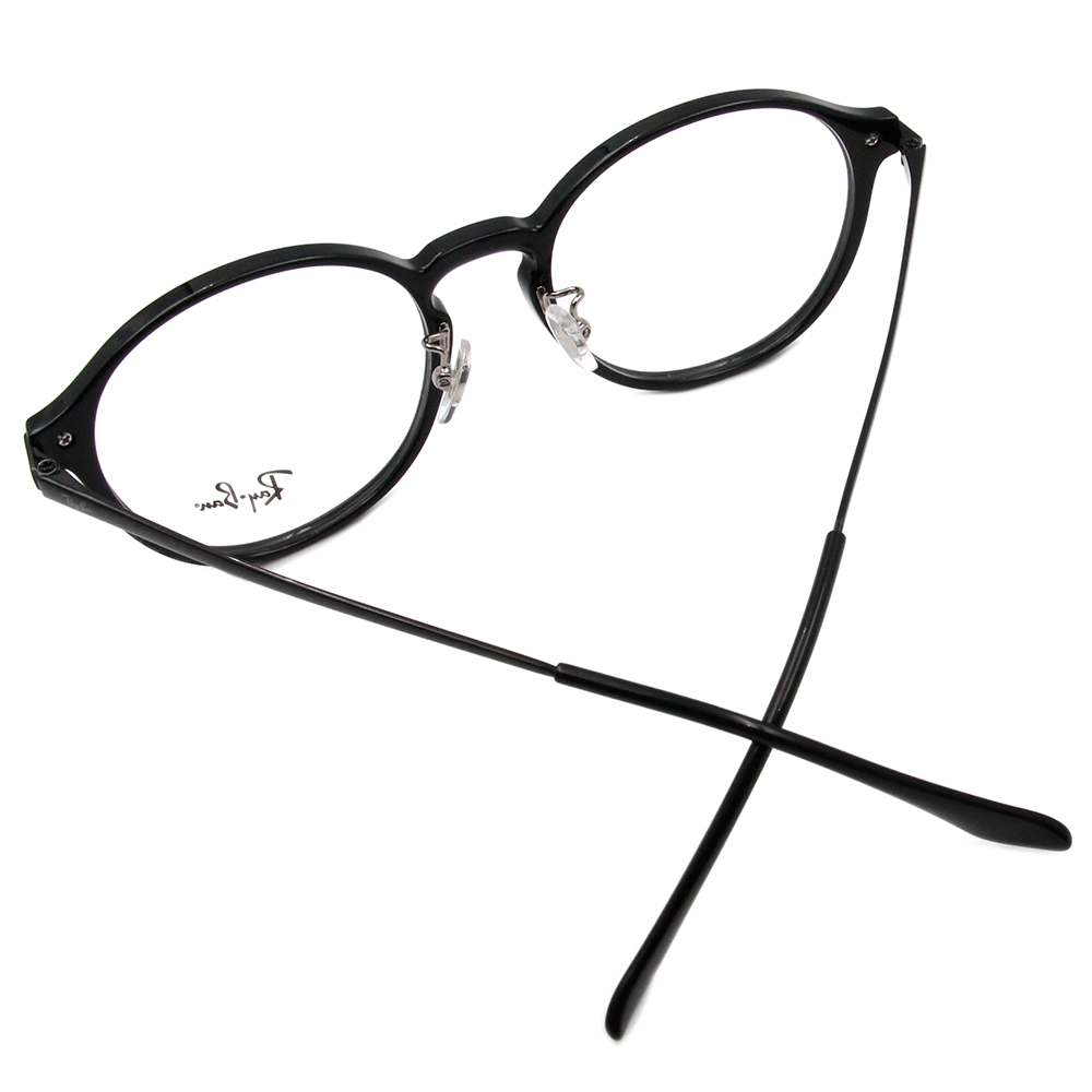 Ray Ban l 復古學院風波士頓框眼鏡 時尚黑
