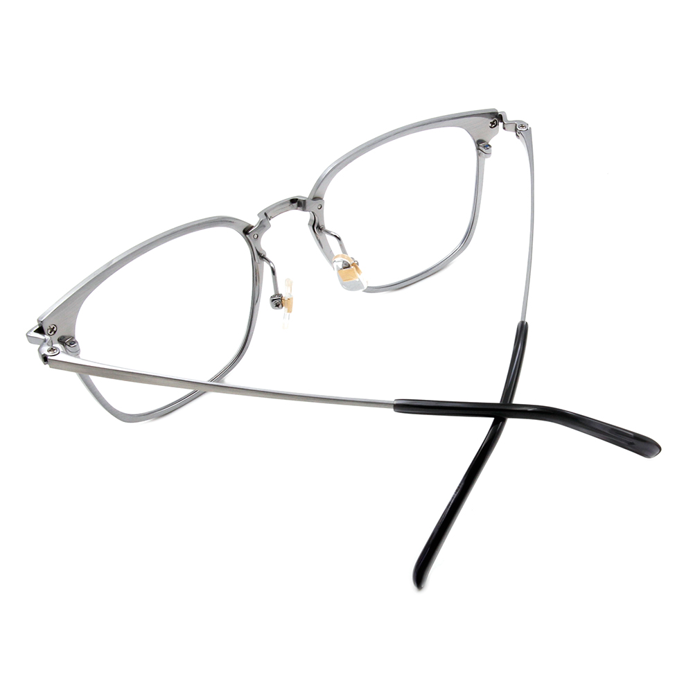 Selecta | 低奢多變拼色款眼鏡 亮黑銀