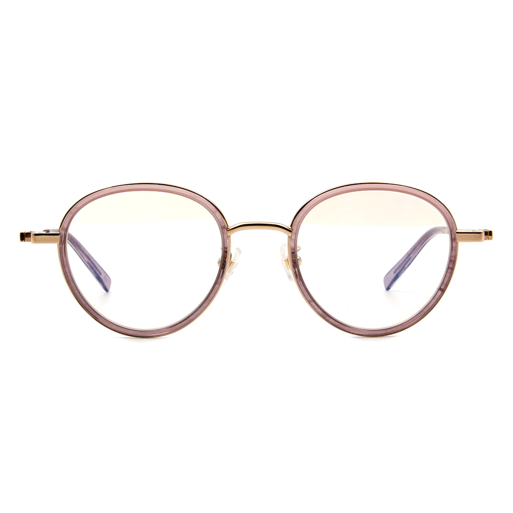 Selecta | 高貴淡雅波士頓框眼鏡 粉藕紫