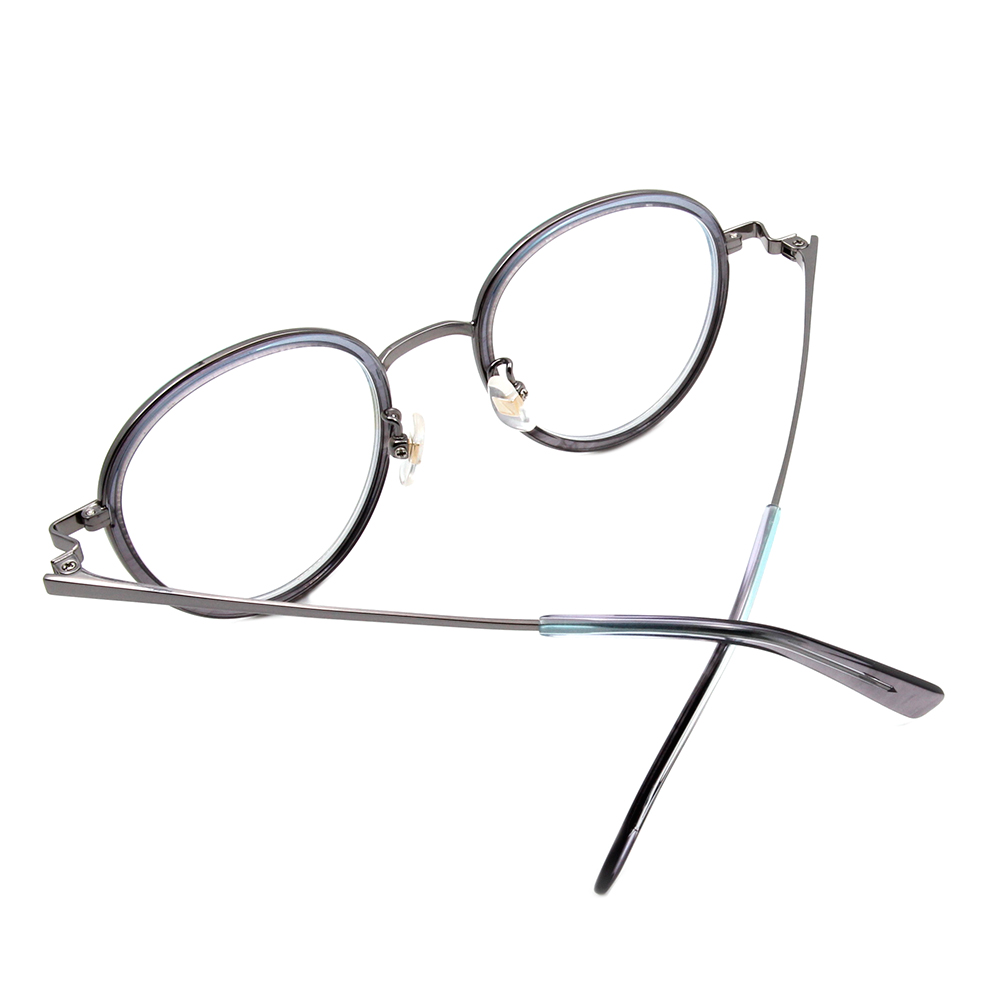 Selecta | 高貴淡雅波士頓框眼鏡 晶透藍
