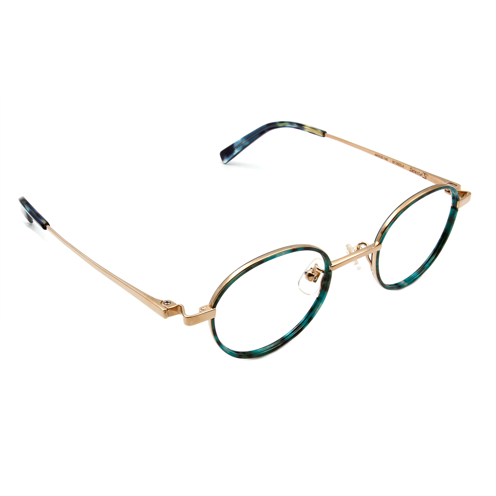 Selecta | 英倫風眼鏡復刻橢圓框眼鏡 神秘藍