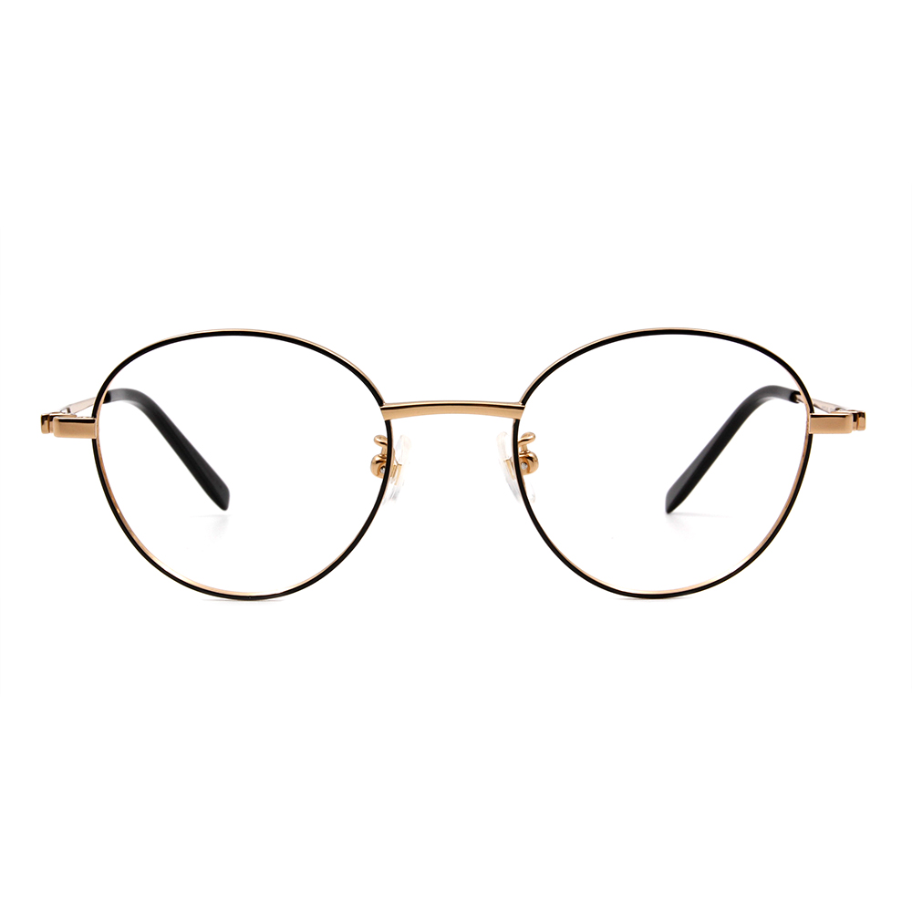 Selecta | 高貴氣質黑金圓框眼鏡 黑金色