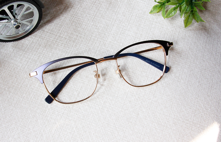 Selecta | 個性潮流復古眉框眼鏡 湛藍色