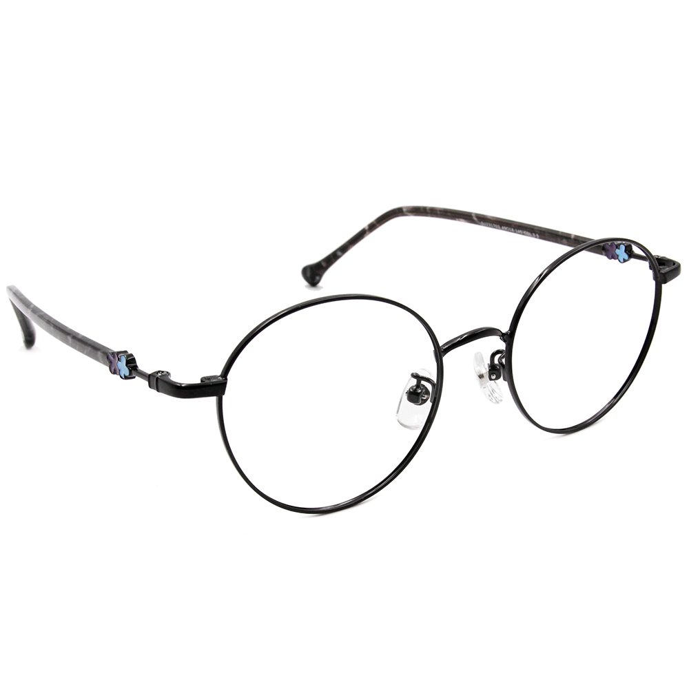 SOU・SOU l 花遊小路 橢圓框眼鏡✿酷炫黑