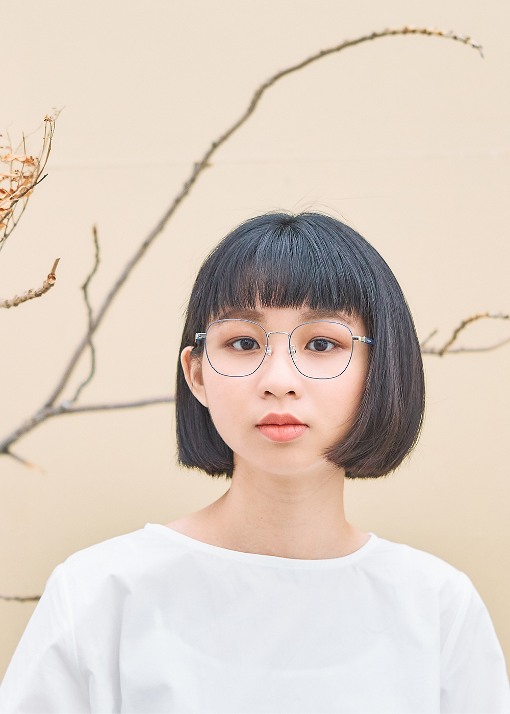 SOU・SOU l 滿天鳶鳥 大方框眼鏡✿紳士藍