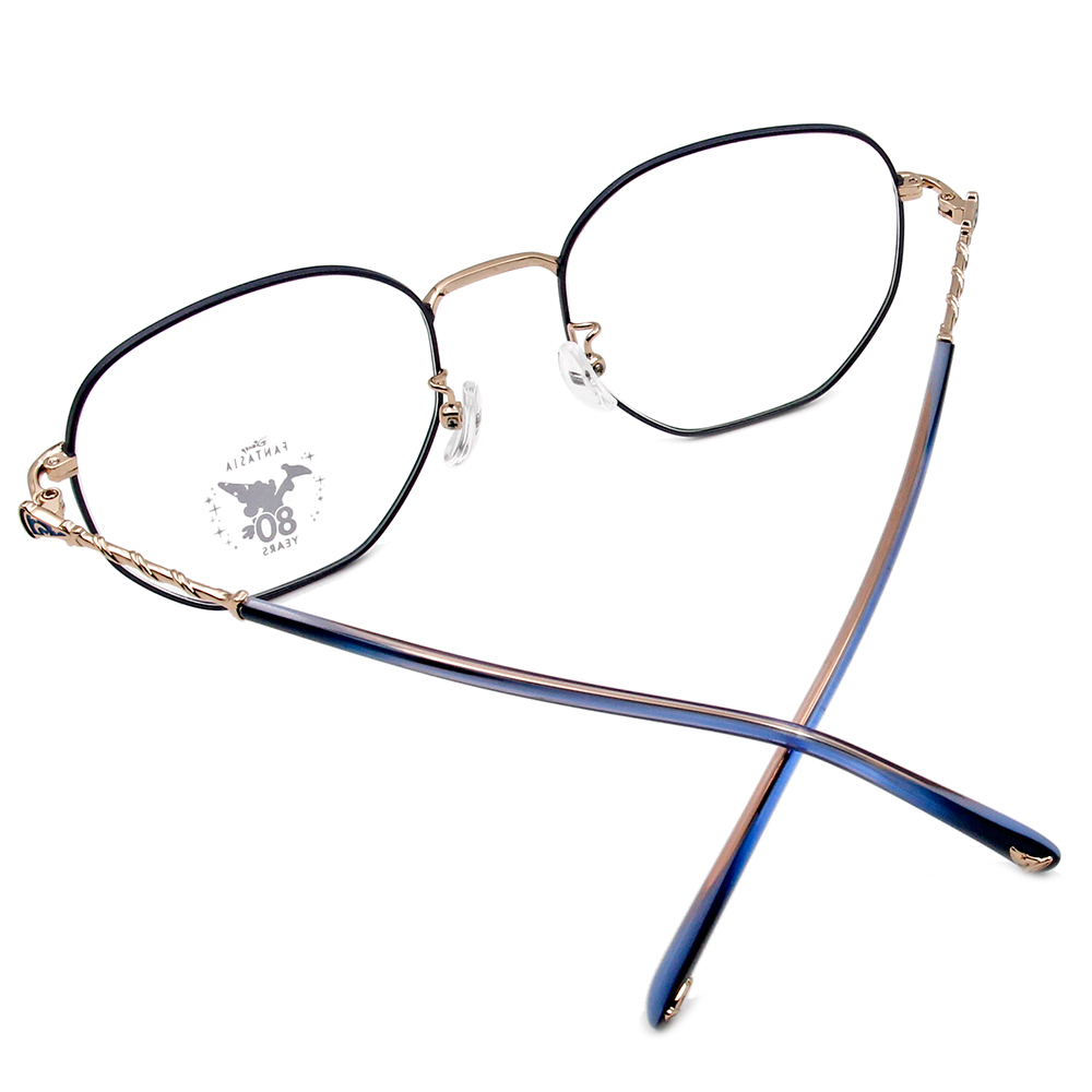 Disney🌟Fantasia l 魔法杖 多邊框眼鏡 湛藍色