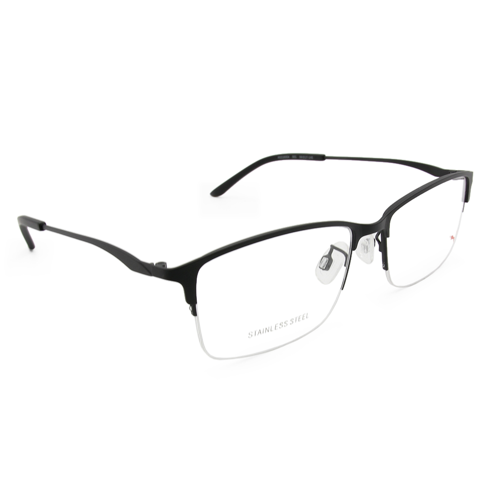 PUMAl剛性質感長方半框眼鏡l炭晶黑
