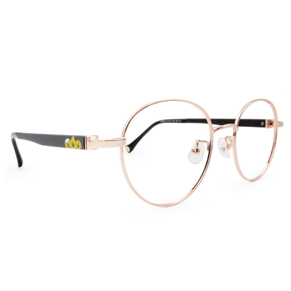 LINE FRIENDS★莎莉款｜玩耍小雞 橢圓框眼鏡｜動感金