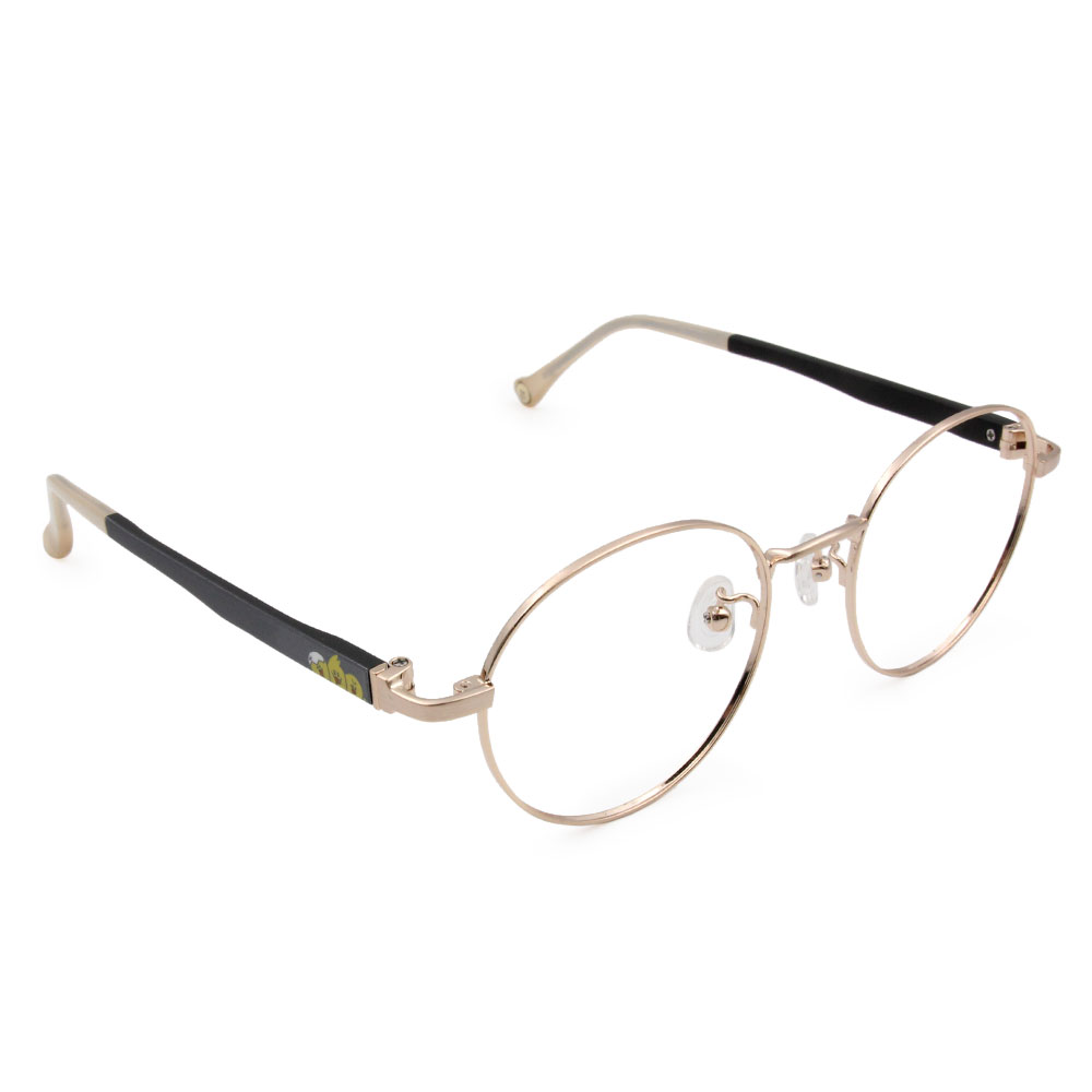 LINE FRIENDS★莎莉款｜玩耍小雞 圓框眼鏡｜溫柔金