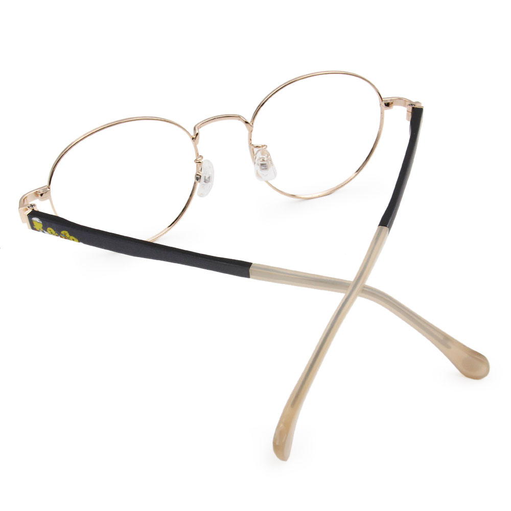 LINE FRIENDS★莎莉款｜玩耍小雞 圓框眼鏡｜溫柔金