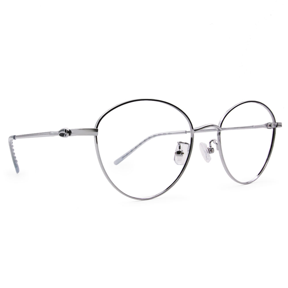 極．舒適系列｜極俏皮 橢圓框眼鏡｜灰綠色