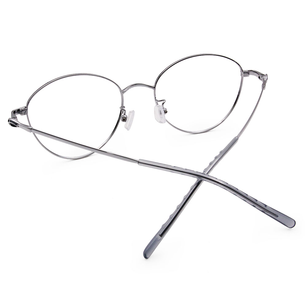 極．舒適系列｜極俏皮 橢圓框眼鏡｜灰綠色