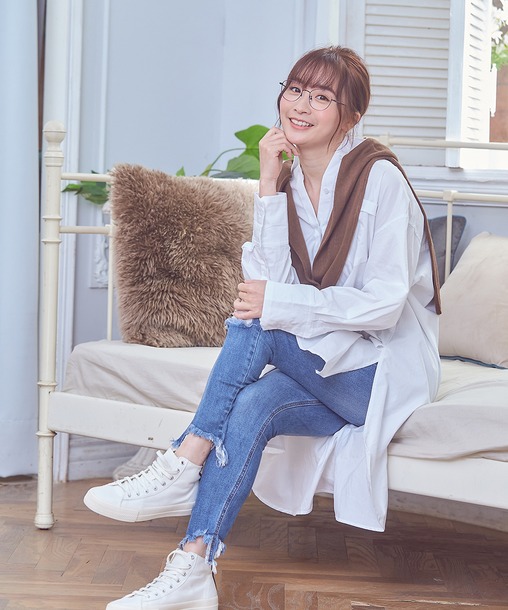 極．舒適系列｜極優雅 橢圓框眼鏡｜月夜紫