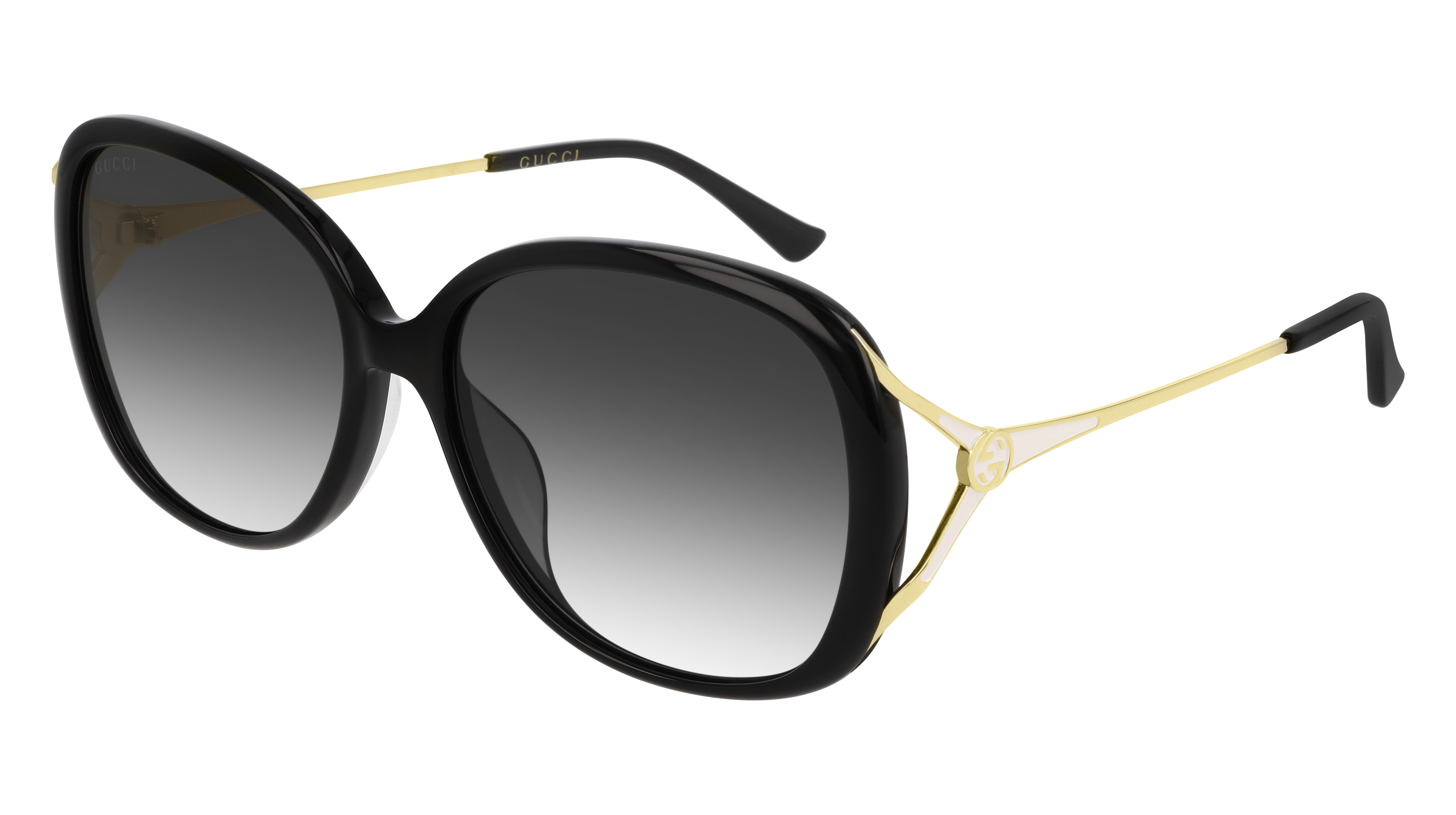 GUCCI | Y型鏡腳大方框太陽眼鏡時尚黑|GUCCI-EYESmart寶島眼鏡