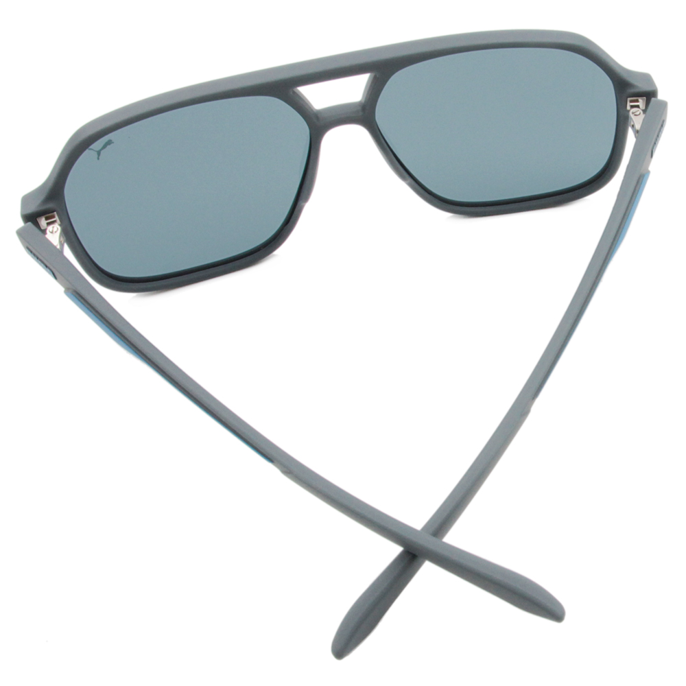 PUMA l 大膽綻放飛官框太陽眼鏡 寶寶藍