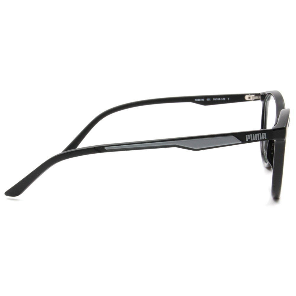PUMA l 前衛造型橢圓框眼鏡 亮眼黑