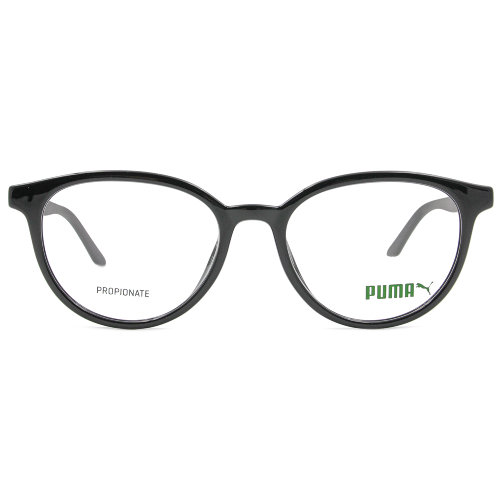 PUMA l 隨性自由橢圓框眼鏡 精彩黑