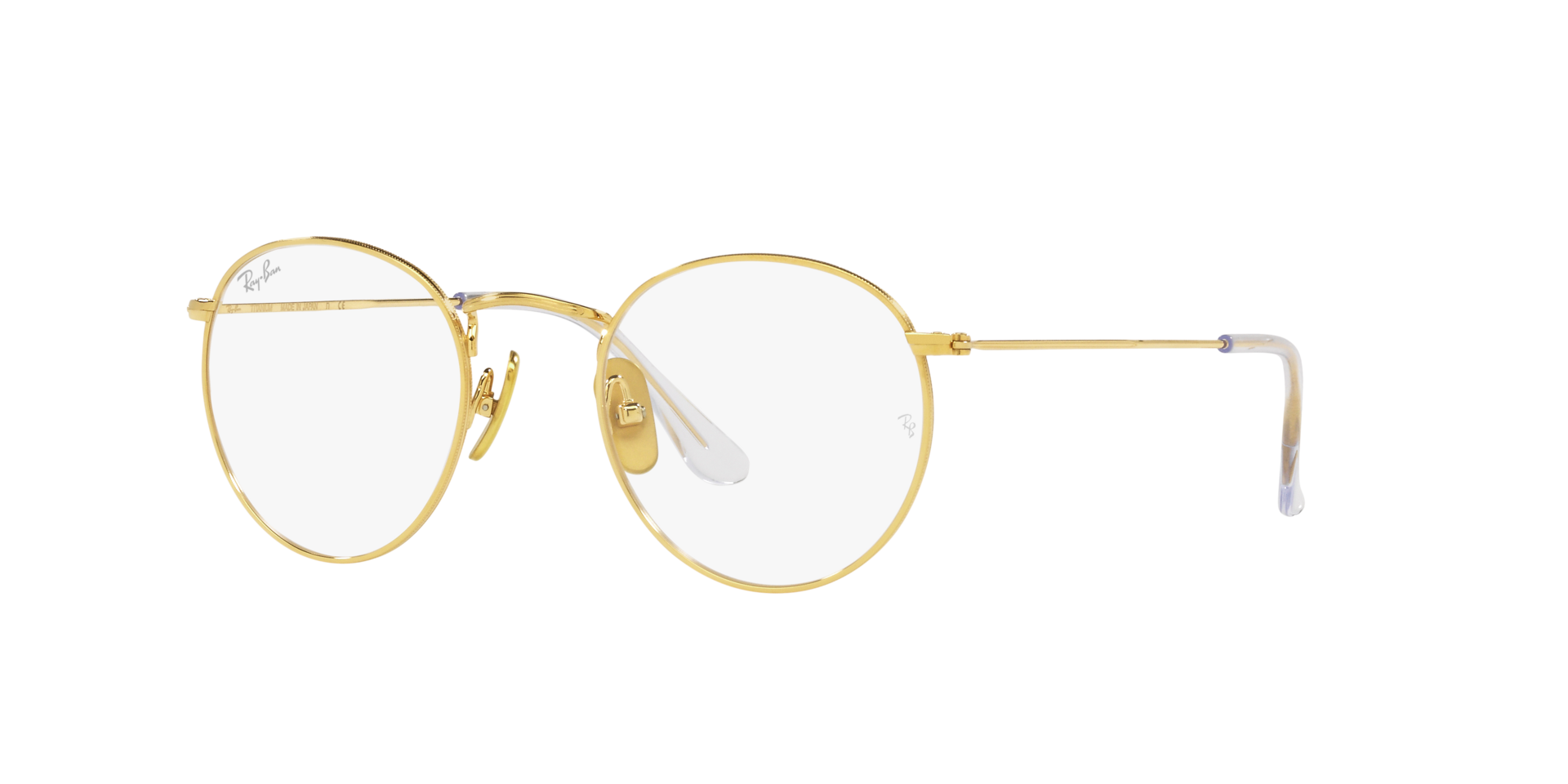 Ray Ban l 簡約極細邊波士頓框眼鏡 高貴金