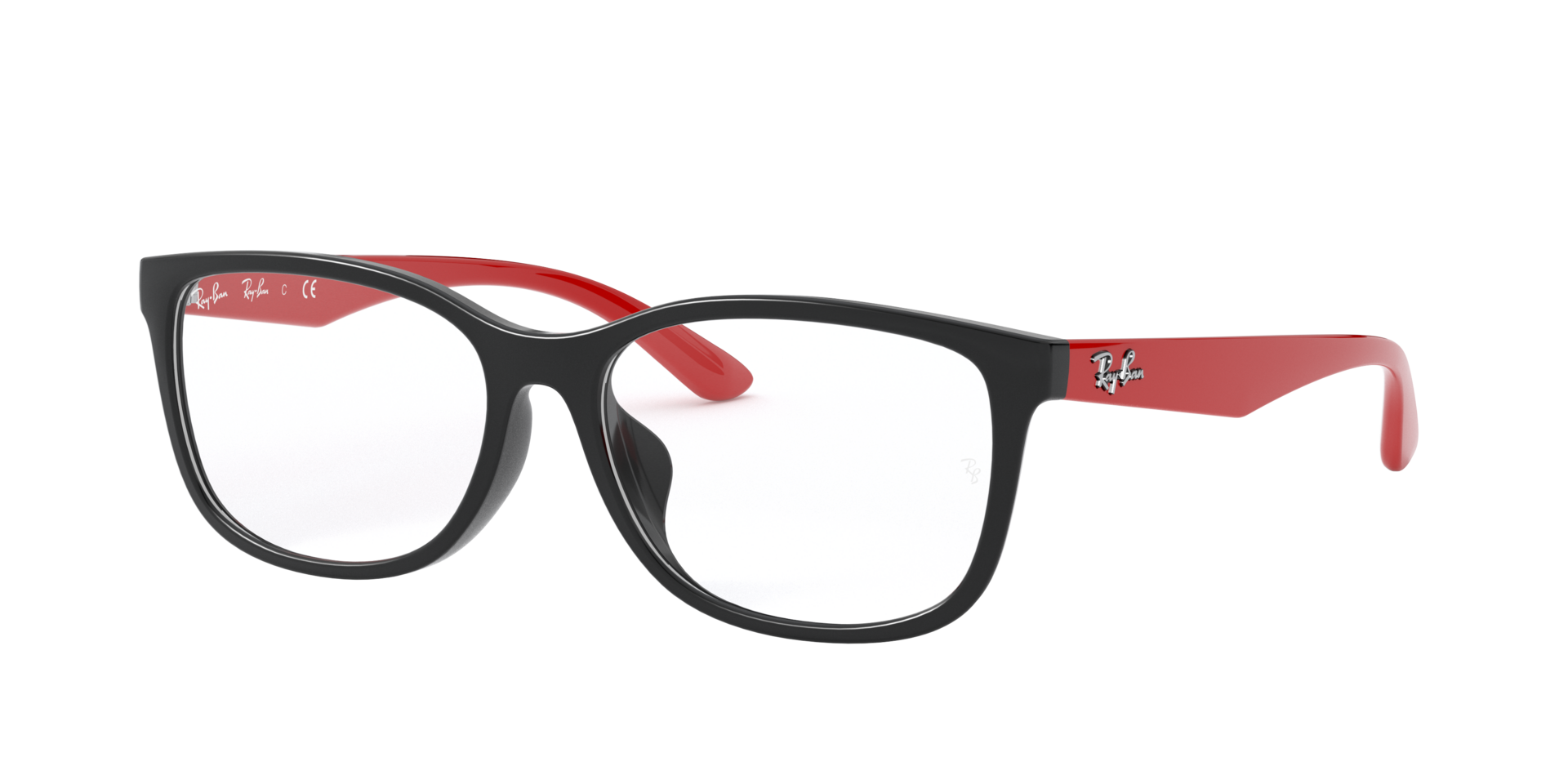 Ray Ban l 無畏自信方框眼鏡 黑/紅