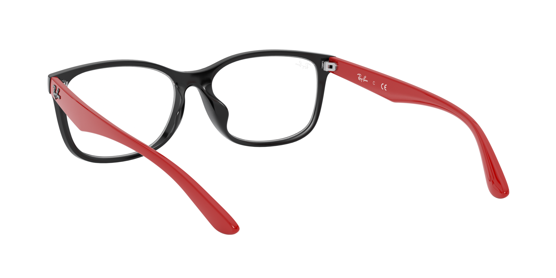 Ray Ban l 無畏自信方框眼鏡 黑/紅