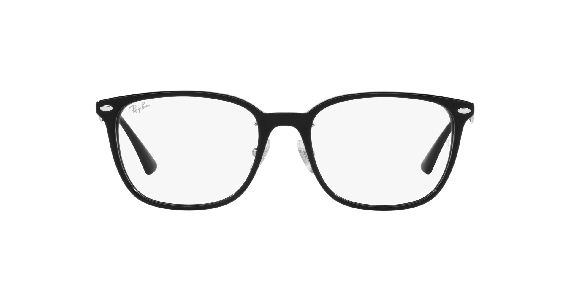 Ray Ban l 低奢細邊方框眼鏡 亮眼黑