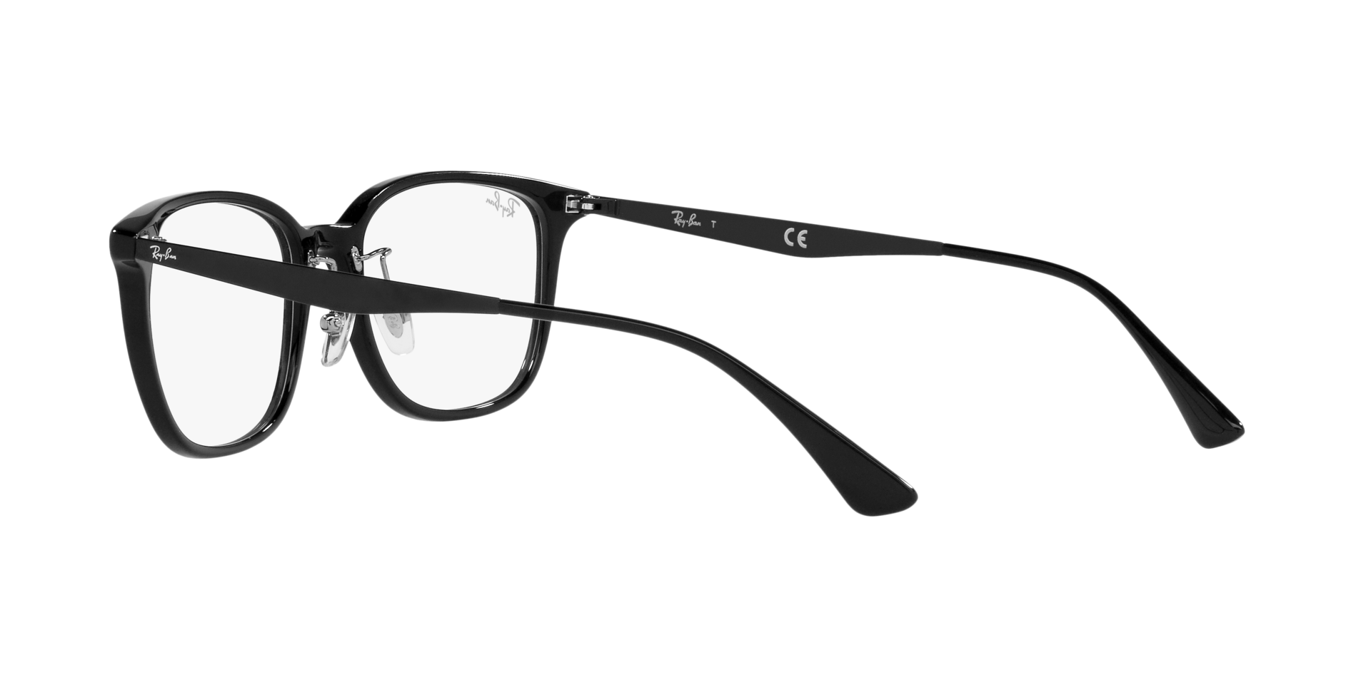 Ray Ban l 低奢細邊方框眼鏡 亮眼黑