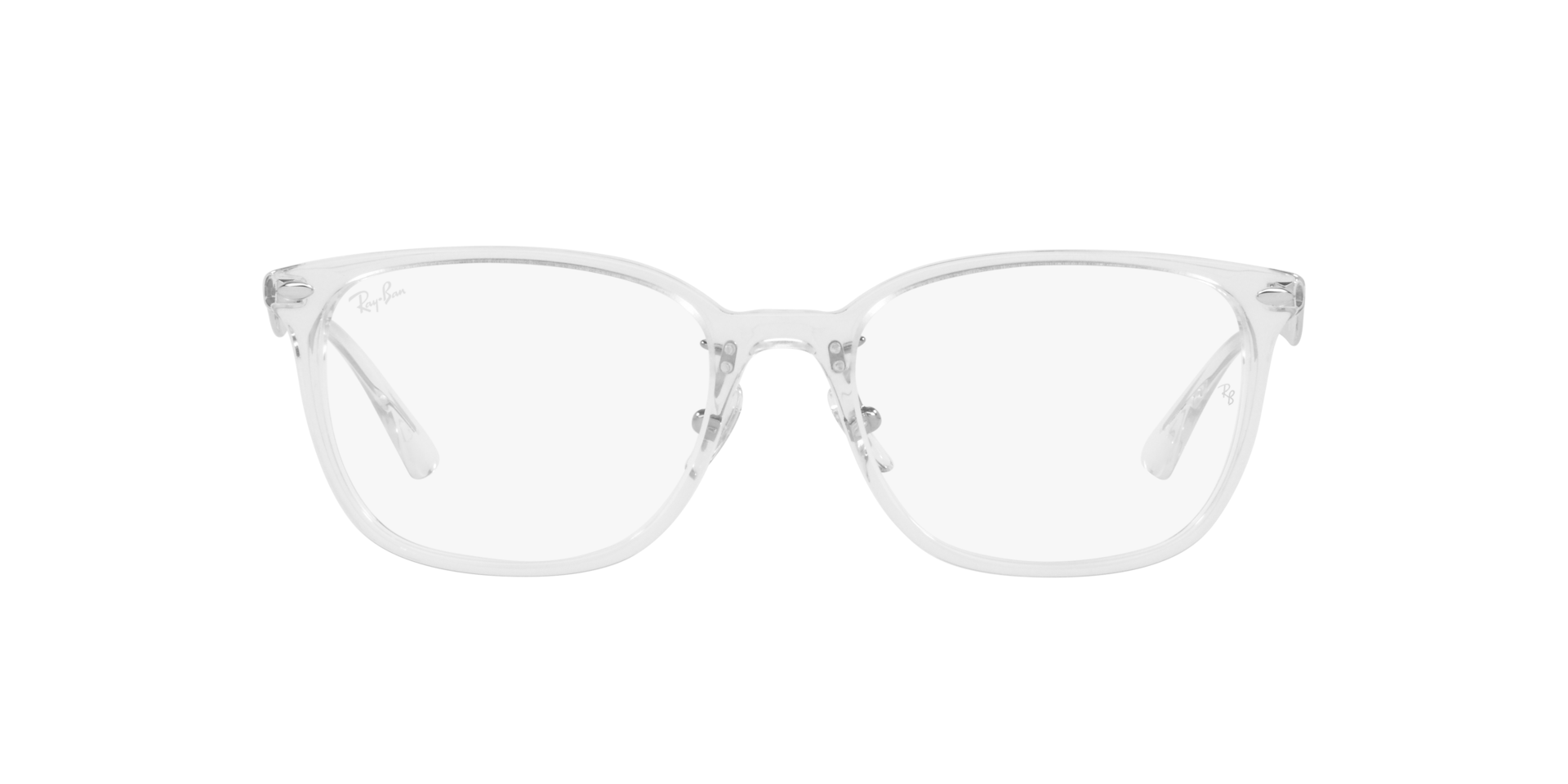 Ray Ban l 低奢細邊方框眼鏡 純透明