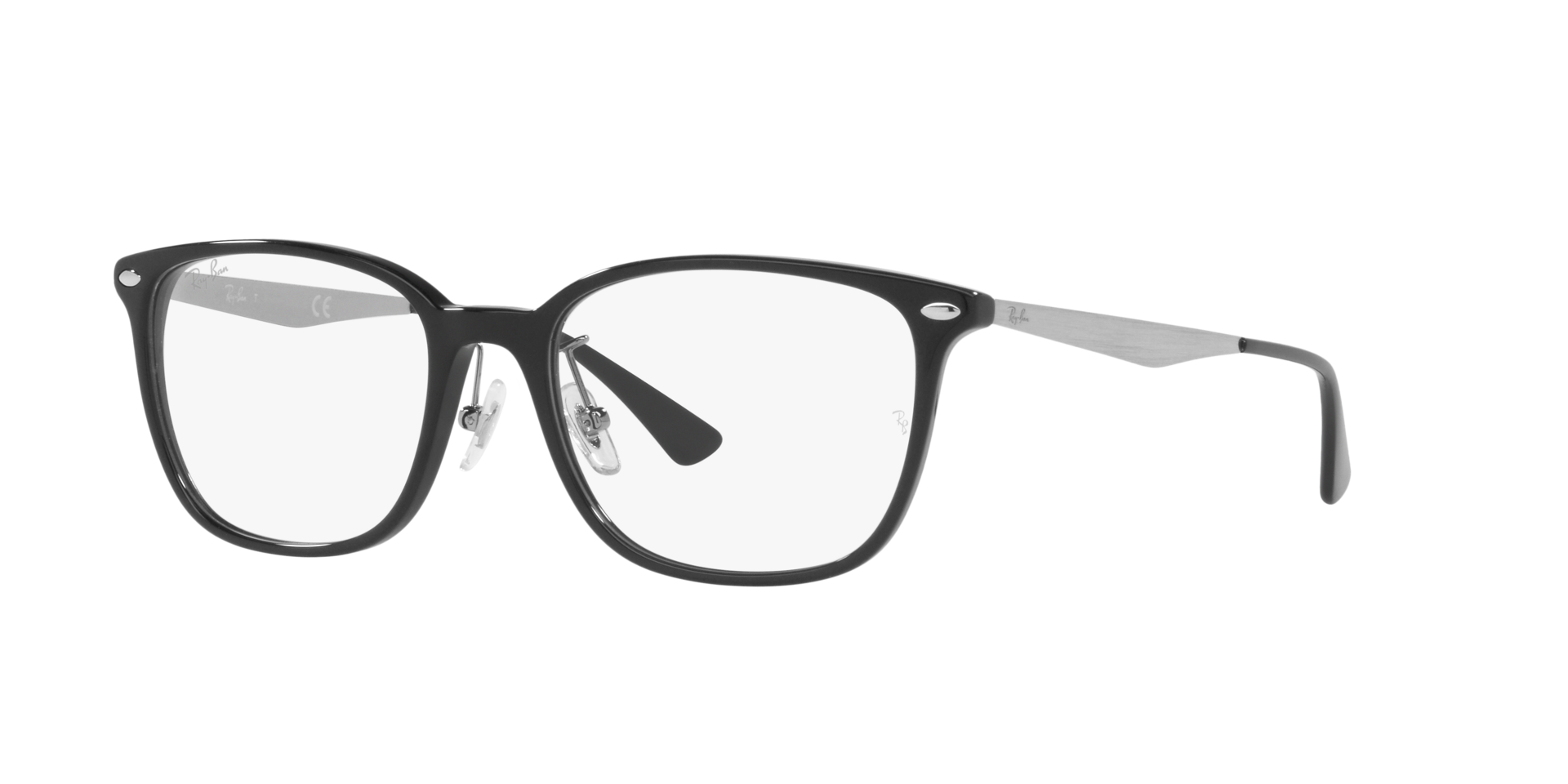 Ray Ban l 低奢細邊方框眼鏡 經典黑